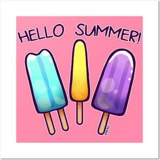 Summer Popsicles (Cool Version) Posters and Art